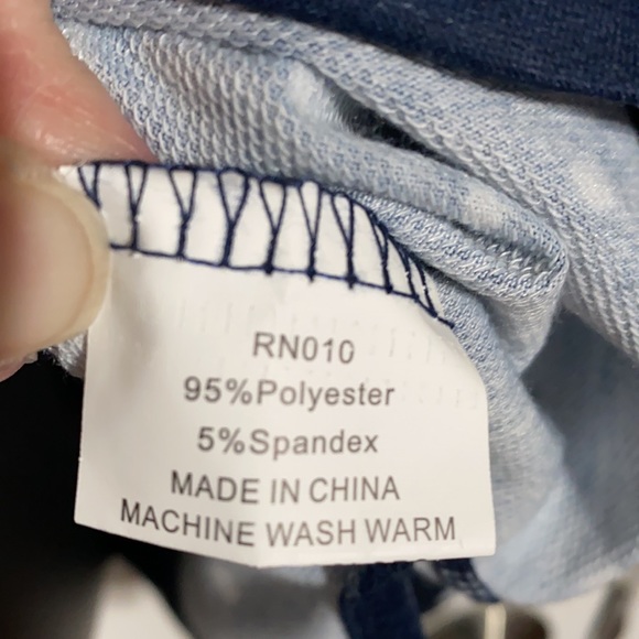 BTFBM Navy Paint Splatter Crew Neck Sweatshirt Sz 2XL - Picture 9 of 9